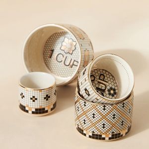 Anthropology bistro tile measuring cups | set of 4